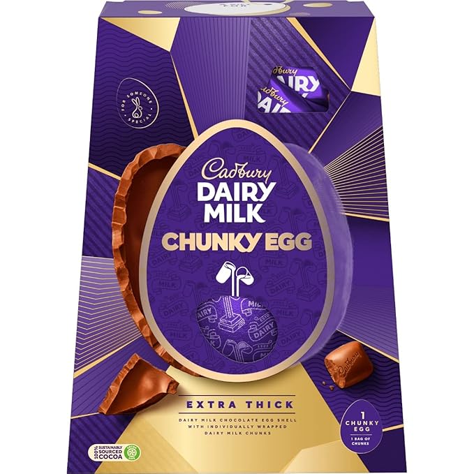 Cadbury Dairy Milk Chunky Ultimate Egg 389g (Pack of 1)