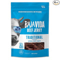 BAJA BEEF Traditional Beef Jerky - Sweet and Spicy Beef Jerky Snack Packs Healthy Jerky Gluten-Free All-Natural Beef No MSG Made in the USA - 2.5 Oz Bags (Pack of 4)