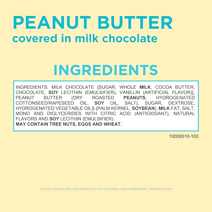 Russell Stover Easter Peanut Butter Milk Chocolate Easter Egg 1.3 oz each