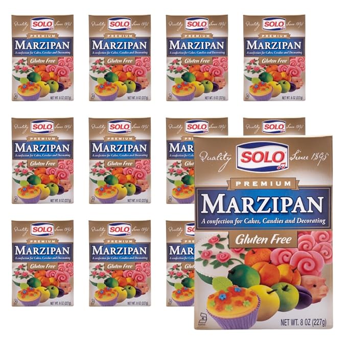 SOLO Marzipan 8oz (Pack of 12) | Gluten-Free Kosher Certified