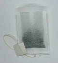 250 Empty Tea Bags 2.36 x 3.14 (60 x 80 mm) White Compostable With String and Tag Tea Infuser for Loose Tea Herbs are Disposable Tea Strainer Bags Made of Wood (Pulp) Fibers.