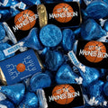 124 Pcs Blue Basketball Party Candy Favors Chocolate Mix Let the Madness Begin (1.52 lbs Approx. 124 Pcs)