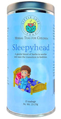 Sleepyhead Tea by Little Love Teas - Organic Caffeine-Free Herbal Tea for Kids &amp Families - Bedtime Wind-Down Ritual - Licorice root &amp Hibiscus - 15 Pyramid Teabags - Child-Friendly