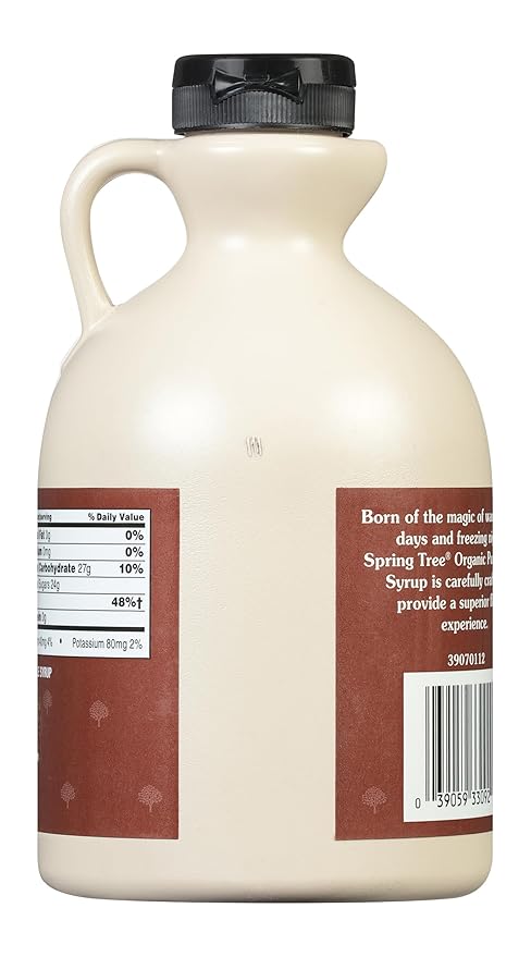 Spring Tree 100% Pure Organic Maple Syrup 32 Ounce