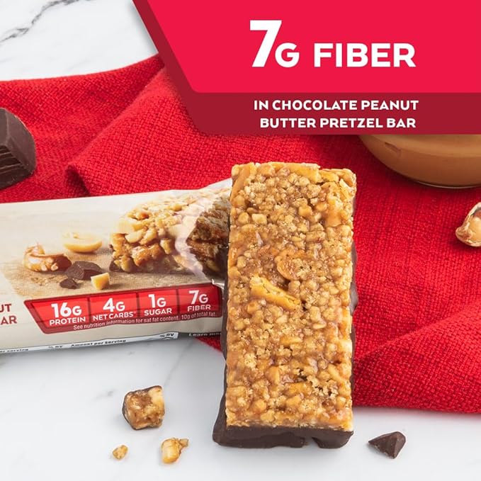 Atkins Chocolate Peanut Butter Pretzel Bar - 5 CT