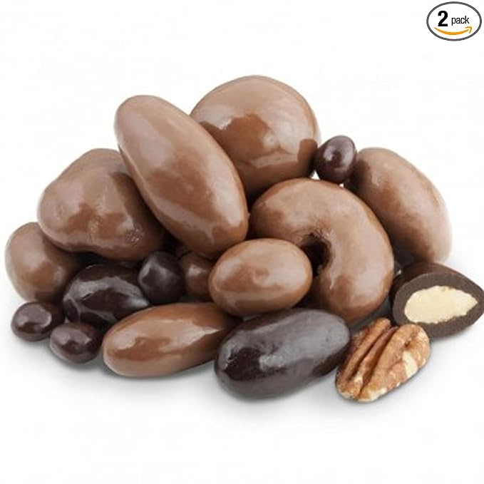 Arndts Fudgery Premium Chocolate Covered Candy Milk and Dark Chocolate Bridge Mix (2-13 oz. Bags)