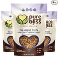 Granola 12oz 3 Pack Gluten Free Vegan Low Glycemic Date Sweetened only (Maple Almond Clusters (GRAIN FREE) 12 oz Pouches (Pack of 3))