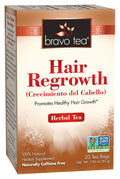 Bravo Tea Hair Regrowth Herbal Tea Caffeine Free 20 Tea Bags 6 Count
