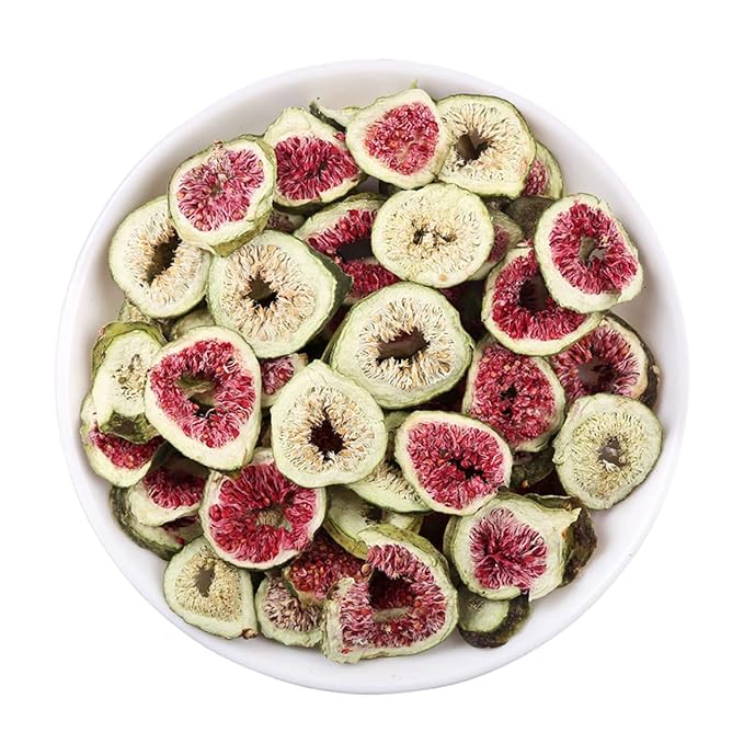 jweemax 500g Dried Fruit Slices Dehydrated Fruit Slices for Cocktails Garnish Home Decor Fruit Tea Fig-Slice