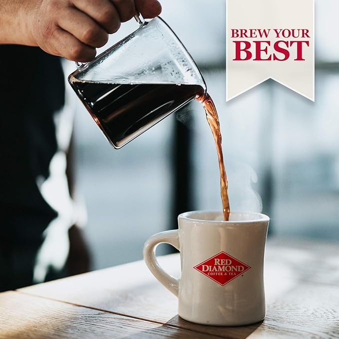 Red Diamond Ground Coffee | 100% Colombian | Medium Roast | Arabica Beans | Hearty &amp Full Flavor | 11 Ounce Resealable Can