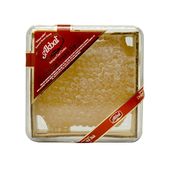 100% Natural Honey combs Raw edible -Collected Directly from the Hive without Cutting Filtering or Processing.- Unfiltered Wild Honeycomb - 100% Pure Turkish local Honey -Real Honey with Honeycomb -