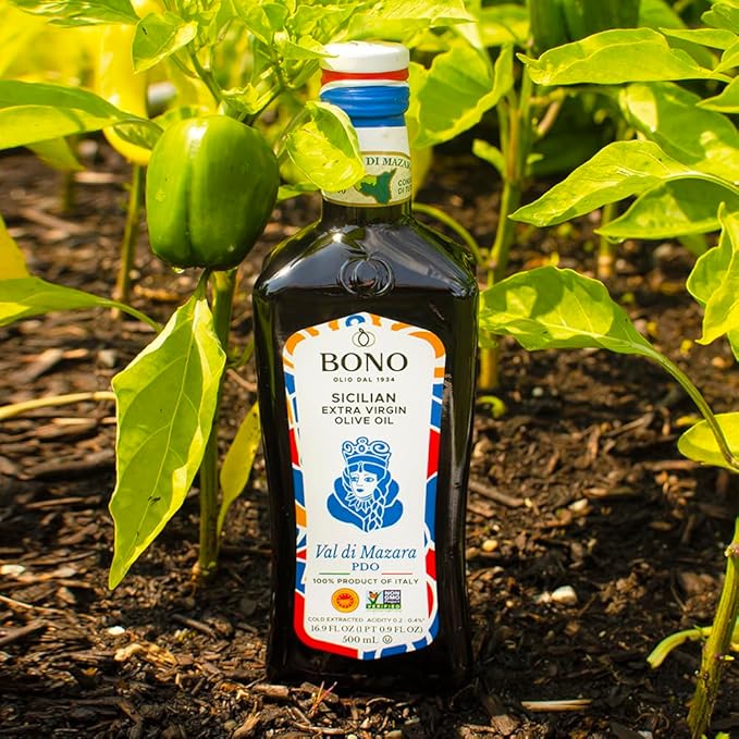 Bono Sicilian Certified PDO Val Di Mazara Extra Virgin Olive Oil - 16.9 oz