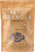 Keto Hana Cinnamon Keto Granola Breakfast Cereal with just 1.2g Net Carbs (300g) Low Carb High Protein Snack