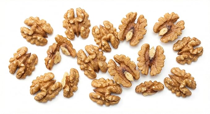 Dry Roasted California Walnut Halves &amp Pieces Unsalted Non-GMO Vegan Snack Bulk 35 lb (35 Pounds) Case for Baking Foodservice and Wholesale Use