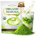 RICHA MATCHA – Organic Ceremonial Grade Japanese Matcha Powder – Uji Matcha Green Tea from Kyoto Japan – First Harvest – Smooth &amp Vibrant No Bitterness – No Sugar Added – 2.12oz (60g)