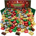 Harshey Christmas Nuggets Chocolate Candy Christmas Candy Bulk Individually Wrapped Holiday Chocolate Treats For Parties Stocking stuffers (Nuggets - 145 Count)