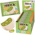 FitnesSHOCK Pistachio White Chocolate Protein Brownie – Low Sugar Dessert Snack (2g Total Sugar No Added Sugar) – Healthy Snack – 10 Count