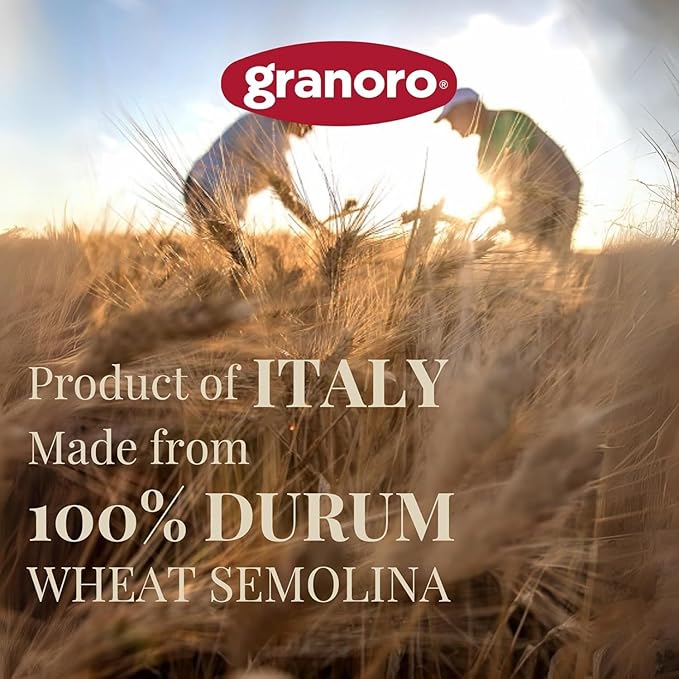 Granoro Dedicato Mafaldine No.5 Authentic Italian Pasta 100% Made from Puglia Durum Wheat Semolina Rougher Texture For Maximum Sauce Retention 1.1 lb Bags (Pack of 2)