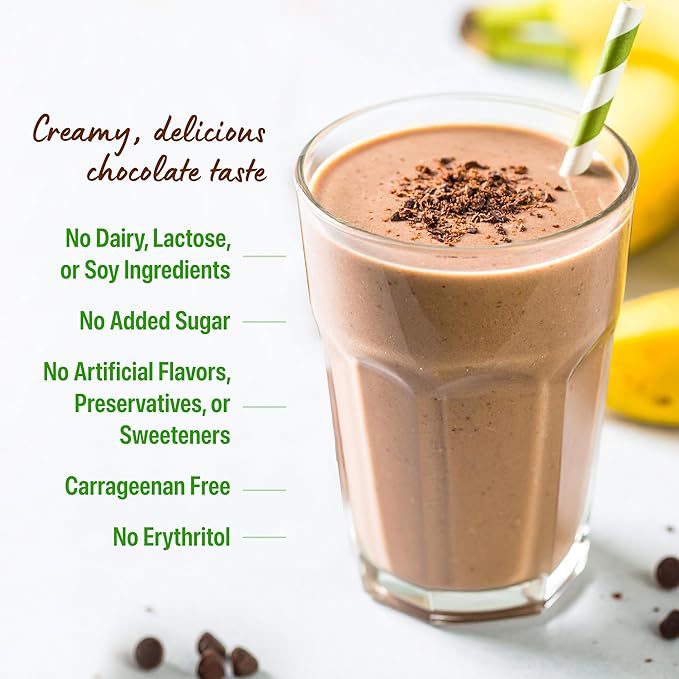Orgain Organic Vegan Protein Powder Creamy Chocolate Fudge - 21g Plant Protein 6g Prebiotic Fiber Low Carb No Lactose Ingredients No Added Sugar Non-GMO 10 Single Serve Individual Packets