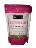 2 set. The Safe + Fair Food Company Birthday Cake Granola 12 Ounce Pouch