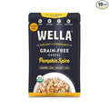 Wella Cereal Oatmeal Alternative Gluten-Free Breakfast Hot Cereal Grain-Free Paleo Organic Vegan High Protein Superfood Plant-Based Non-GMO Low in Net Carbs Single-Serve Packets Pumpkin Spice Fl