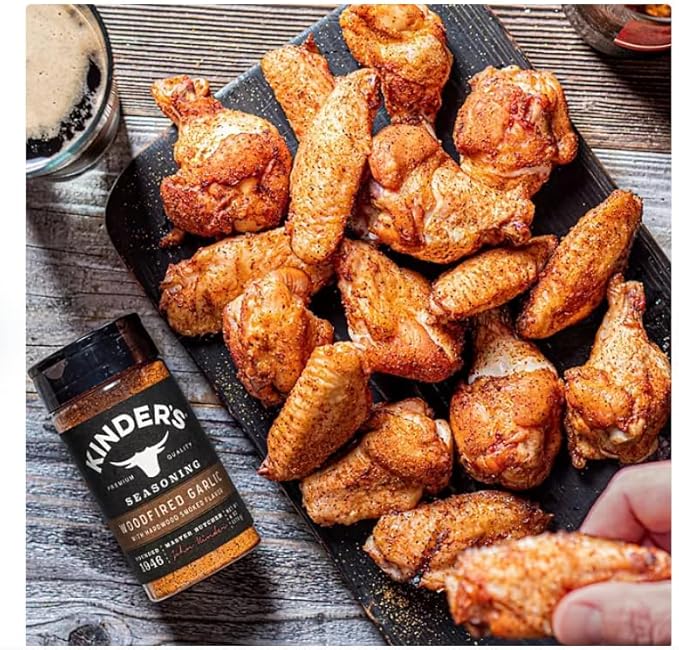 Seasoning Set by KINDERs Pantry Essentials 4 Pack 10.5 oz The Blend 9.5 oz Buttery Steakhouse 9.5 oz Woodfired Garlic 9.4 oz Cowboy Butter With Bonus Slap Ya Mama Original Blend Gift Packet Glut