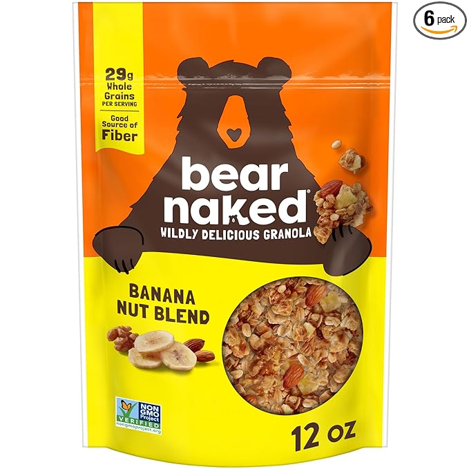 Bear Naked Banana Nut Granola 12 oz (Pack of 6)