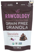 Rawcology Raw Crunch Granola Chocolate with Raw Cacao USDA Certified Organic Vegan Nut Free Dairy Free Soy Free Gluten Free &amp Non-GMO 7 Ounce (Pack of 6)
