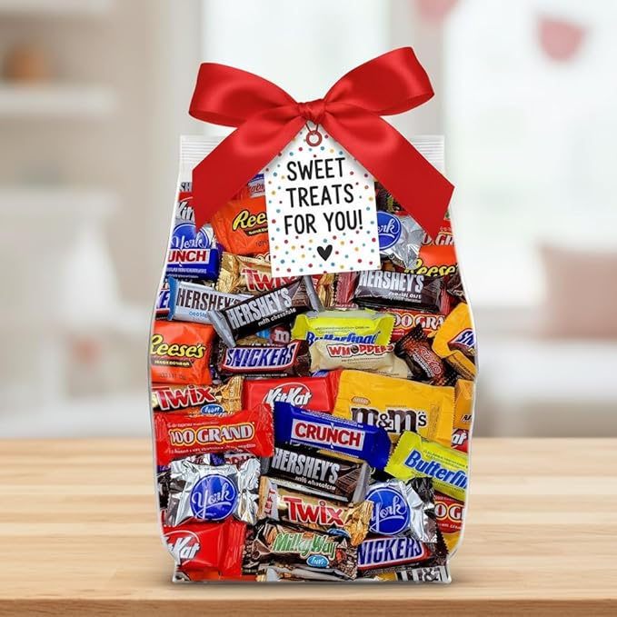 Assorted Chocolate Candy Variety Pack Bulk 2lb - Easter Candy Bulk Individually Wrapped Chocolate Candy Mix - Bulk Candy Assortment for Egg Hunts Party Favors Gift Bags &amp Office Candy - Bulk Cho