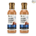 Creamy Gourmet Breakfast &amp Dessert Syrup | Organic Ingredients - Clean Label | No Preservatives Artificial Flavors or Corn Syrup | Gluten-Free | Dutch Village Salted Caramel 12 fl oz - 2 PK