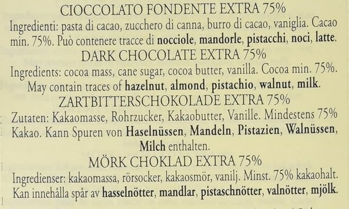 Amedei Signature '9' Blend Dark Chocolate Bar 75% Cocoa
