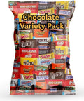 Bulk Assorted Variety Pack of Fun Size Chocolate Candy - Individually Wrapped Chocolate Mix for Parties Gift Bags and Everyday Treats (2 LB)