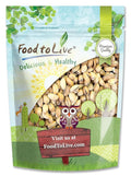 Food to Live Pistachios Roasted and Salted 3 Pounds — California Dry Roasted Pistachios with Sea Salt In Shell Kosher Vegan Superfood Bulk
