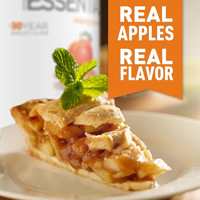 Emergency Essentials Freeze-Dried Cinnamon Apple Slices #10 Can Fruit Apples Freeze-Dried Snacks Nutritious Emergency Bulk Food Long 25-Year Shelf Life