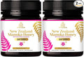 TURNER Certified Raw New Zealand Manuka Honey with UAF1000+ (8.8oz/250g) 1000x More Power Greatest Gift to Support Everyday Wellness Natural Probiotic Prebiotic Antioxidant Superfood 2 Jars