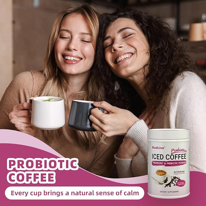 Probiotic Iced Coffee with Adaptogens Slim Ground Coffee Arabica Specialty Coffee Caffeinated Medium Roast Ideal for Cold Brew &amp Refreshing Iced Beverages Brew Instant Coffee 500g