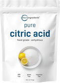 Citric Acid 6 Pounds Food Grade Fine Granular Powder | 100% Pure Concentrated Anhydrous Form | Natural Preservative + Great for Cooking Cleaning &amp DIY Bath Bombs | Non-GMO