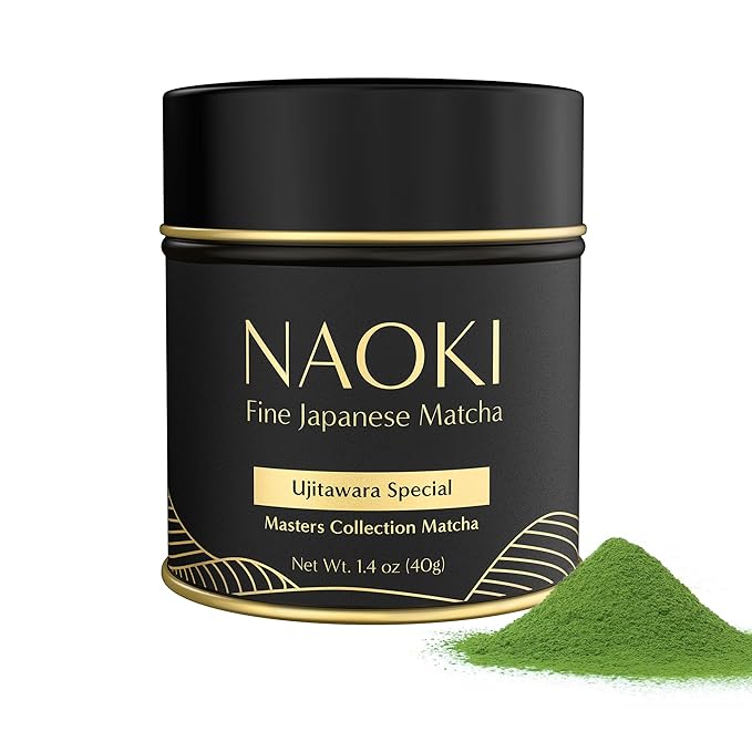 Naoki Matcha Ujitawara Special Blend Masters Collection Matcha – Authentic Japanese Ceremonial Grade Matcha Green Tea Powder from Uji Kyoto (40g / 1.4oz)