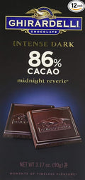Ghirardelli Intense Dark Midnight Reverie Chocolate Bar 3.17 Ounce (Pack of 12)