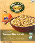 Nature's Organic Flax Plus Pumpkin Granola Cereal Boxes 11.5 OZ (Pack of 9)