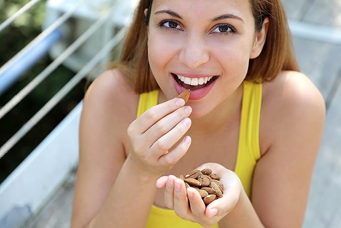 Wild Soil Terra Preta Almonds - Higher Protein and Higher Vitamin E Than Other Almonds Marcona Like Taste Olive Oil Roasted with Sea Salt Beyond Organic: Eco Farmed with Proprietary Root Technology