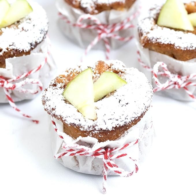 CrumbleCrate Mini French Apple Cakes DIY Baking Kit for Adults | Gourmet Cake Making Set | Pre-Measured Ingredients &amp Baking Tools Included
