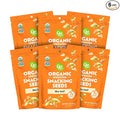 Go Raw Organic Sprouted Sea Salt Sprouted Snacking Seeds 4 oz 6 Pack Pumpkin &amp Sunflower Seeds Keto Kosher