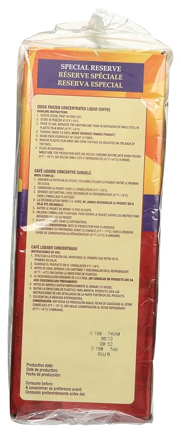 Folgers Special Reserve Coffee 1.25 Liter - 2 Cartons per case