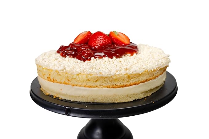 ANDY ANAND CHOCOLATIER Sugar Free White Chocolate Cake Topped With Strawberry Enjoy The Amazing Taste of a Classic Cake Diabetic Friendly Amazingly Delicious Guilt-Free Dessert For Celebrations (2