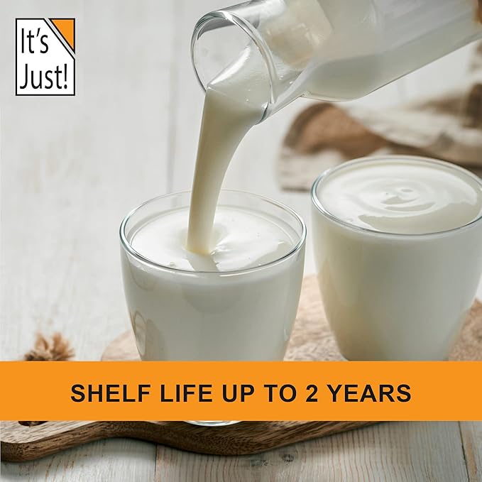 It's Just - Powdered Buttermilk 32oz rBST/rBGH Hormone Free Shelf Stable Evaporated Milk Just Add Water Perfect for Baking Pancakes Makes Over 1.5 Gallon Milk