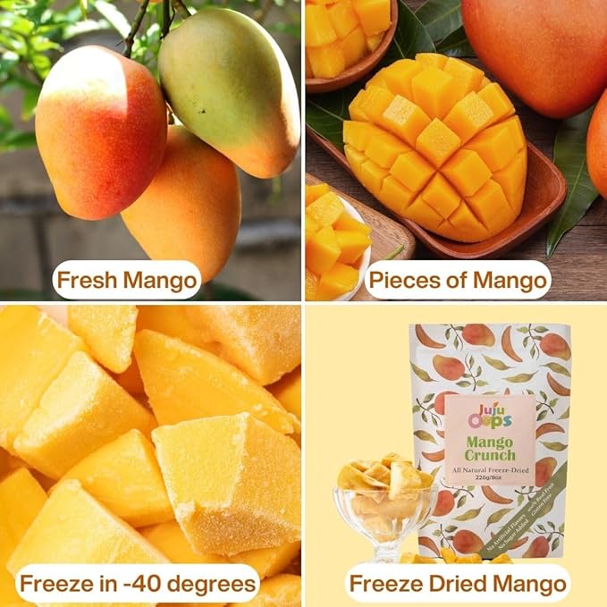Juju-Oops Freeze Dried Summer Strawberry &amp Mango Snack Set