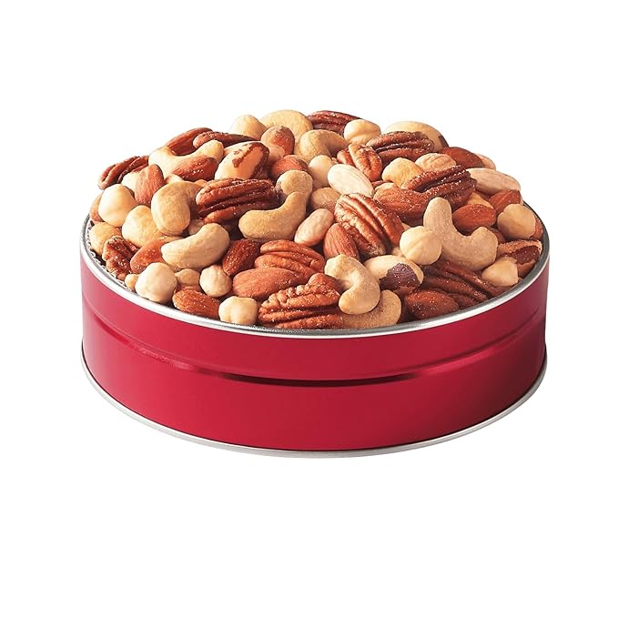 The Swiss Colony Premium Mixed Nuts and Wild Game Meat Sticks Gift Bundle - Deluxe Mixed Nuts Exotic Variety Meat Sticks Package for Men 2 lbs. 1 oz. net wt.