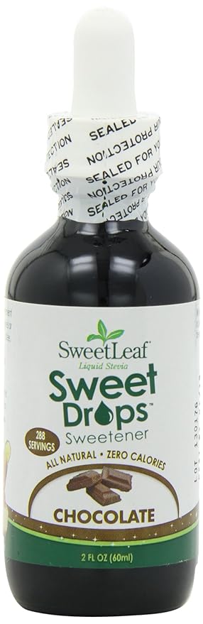 SweetLeaf Sweet Drops Liquid Stevia Sweetener Chocolate 2 Ounce (Pack of 2)