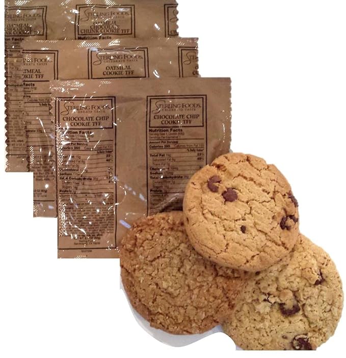 Z-Ration ALL MREs 12 pack MRE Desserts Fresh &amp Fast! (Cookies: Variety Pack)